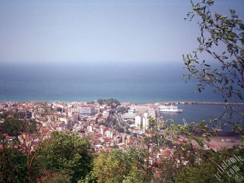 View of Trabzon city in Turkey.
