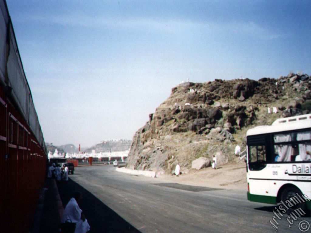 View of the region of Mina in Mecca city of Saudi Arabia where the pilgrims stay before and after they go Arafah.
