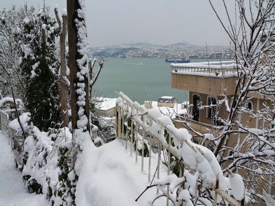 Special winter and snow photos taken on 19.Februrary.2015 morning in eight districts of Istanbul city of Turkey. The names of the districts are: Fatih, Zeyrek, Persembe Pazari, Eminonu, Karakoy, Cihangir, Findikli, Kabatas. (Detailed information about this photo will be added later.) (The picture was taken by Artislamic.com in 2015.)