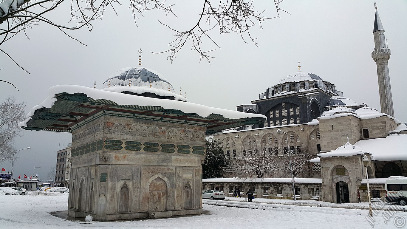 Special winter and snow photos taken in February 2015 in Fatih, Zeyrek, Persembe Pazari, Eminonu, Karakoy, Cihangir, Findikli, Kabatas districts of Istanbul city of Turkey.
